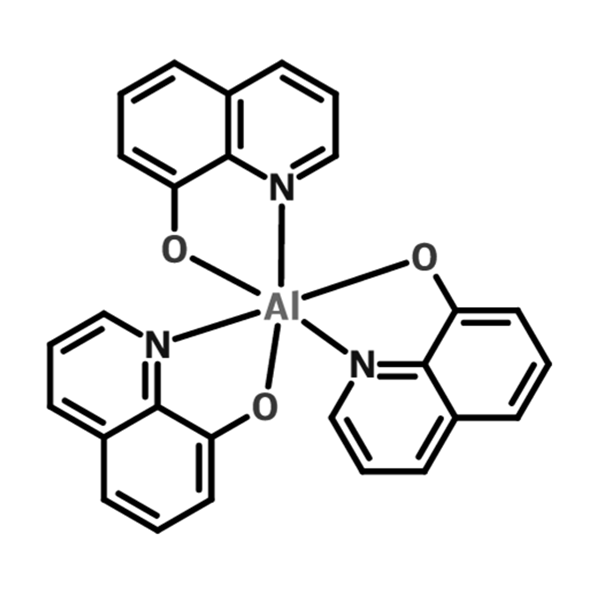 Chemical structure of Alq3