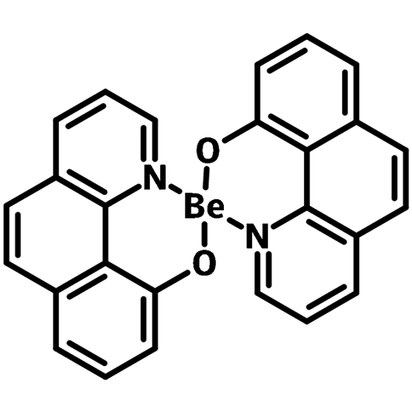 Chemical Structure of Bis(10-hydroxybenzo[h]quinolinato)beryllium (Bebq2)